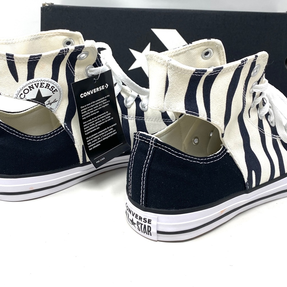 💖MEGA SALE💖Converse Chuck Taylor Twisted Upper High Black Canvas Men’s 167718C - Picture 3 of 10